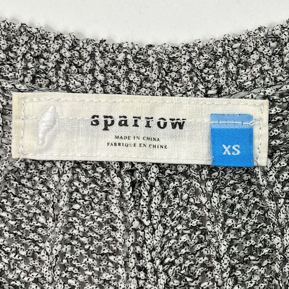 Sparrow Anthropologie Mixed Stitch Sleeveless Tunic Sweater Knit Top Womens XS - Picture 5 of 7